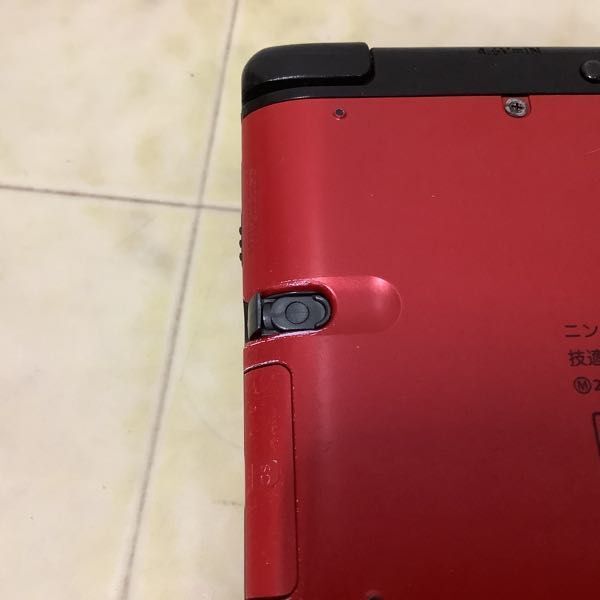 1円〜 動作確認/初期化済 箱無 NINTENDO 3DS LL 本体 SPR-001 レッド×ブラックの画像5