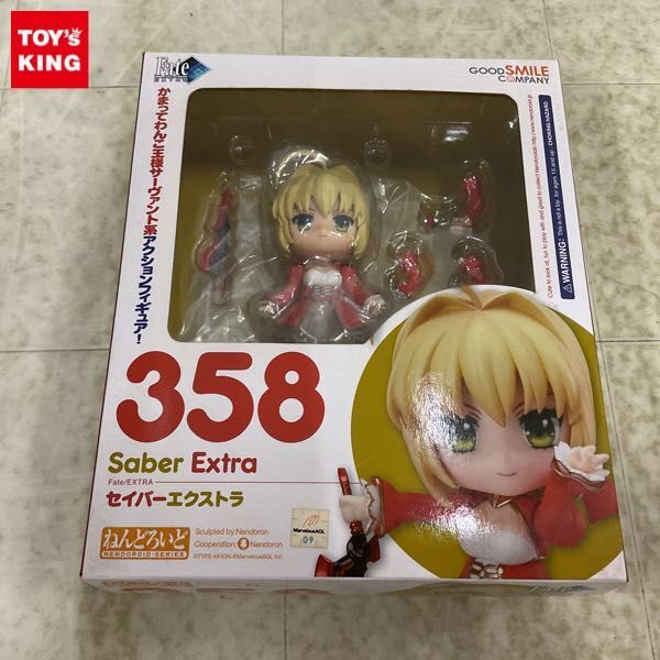 1円〜 未開封 ねんどろいど 358 Fate/EXTELLA セイバーエクストラ_画像1