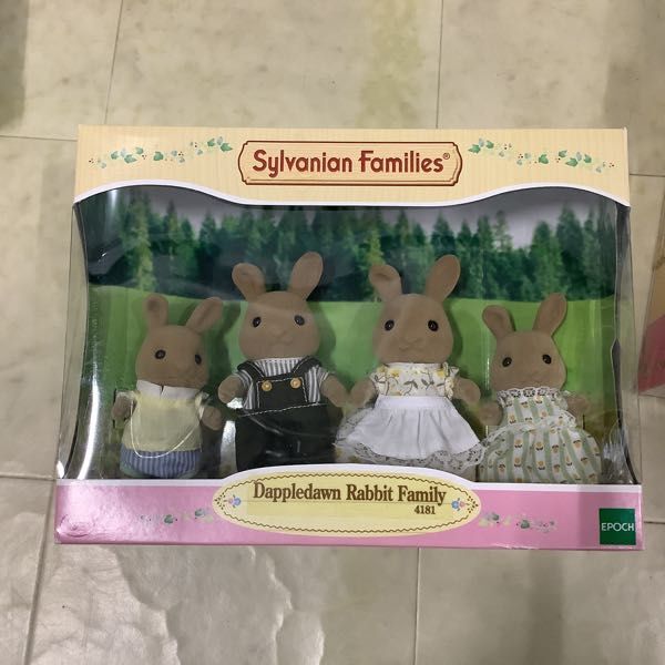 1円〜 エポック社 シルバニアファミリー 4181 Dappledawn Rabbit Family、FS-16 ショコラウサギファミリー他