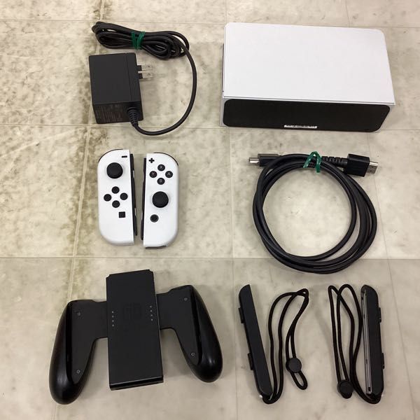 1円〜 欠品 動作確認/初期化済 Nintendo Switch 有機ELモデル HEG-001 ホワイト 本体_画像8
