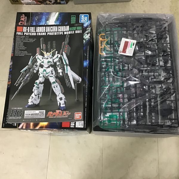 1円〜 HGUC 1/144 ユニコーンガンダム デストロイモード フルアーマー ユニコーンガンダム デストロイモード 他_画像2