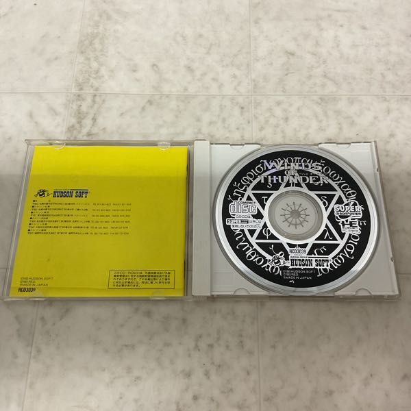 1円〜 PCエンジン SUPER CD-ROm2 ウィンズ オブ サンダー_画像2