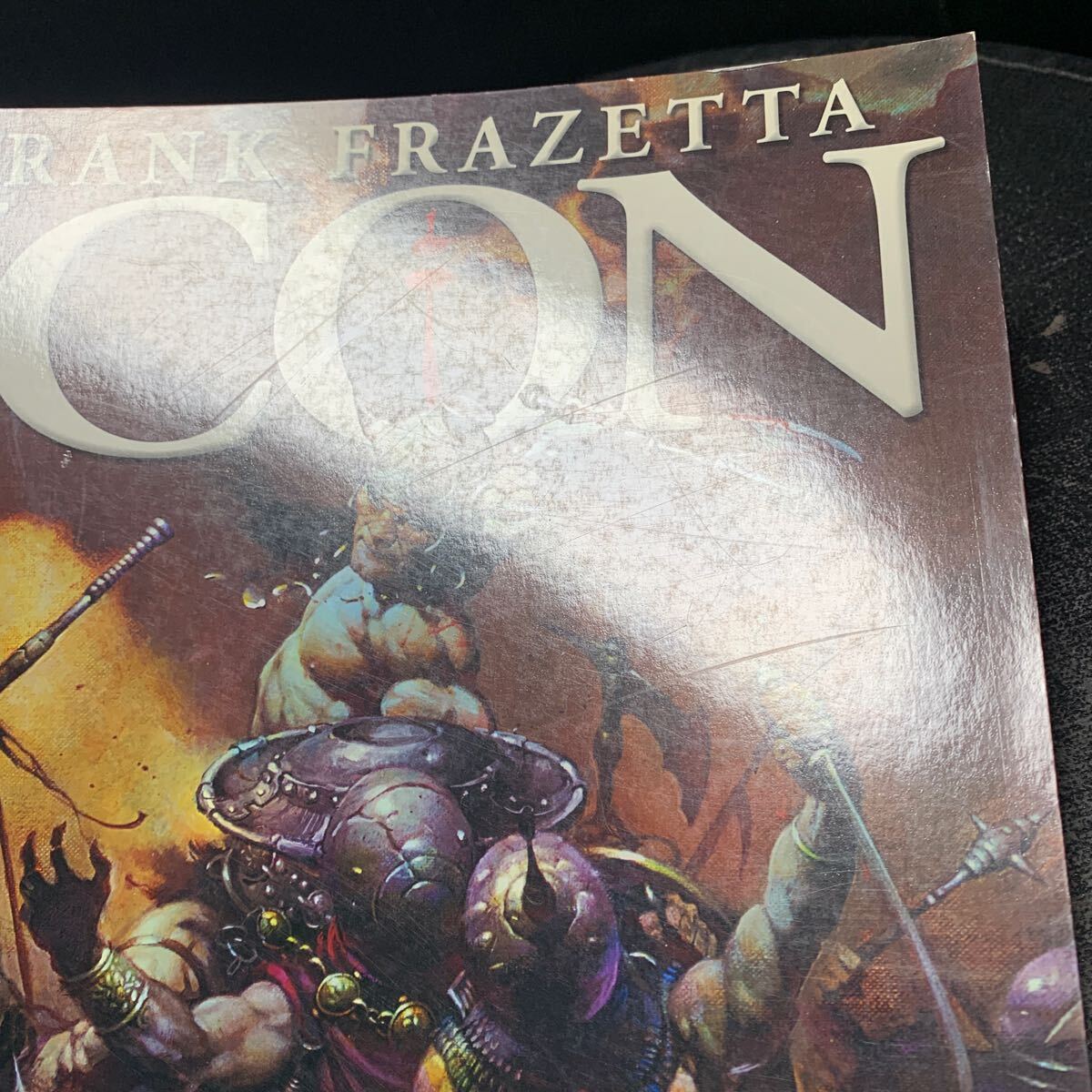 フランク・フラゼッタ 洋書画集 Frank Frazetta ICON Retrospective Grand Master of Fantastic Art ファンタジーアート/アメコミ イラストの画像8