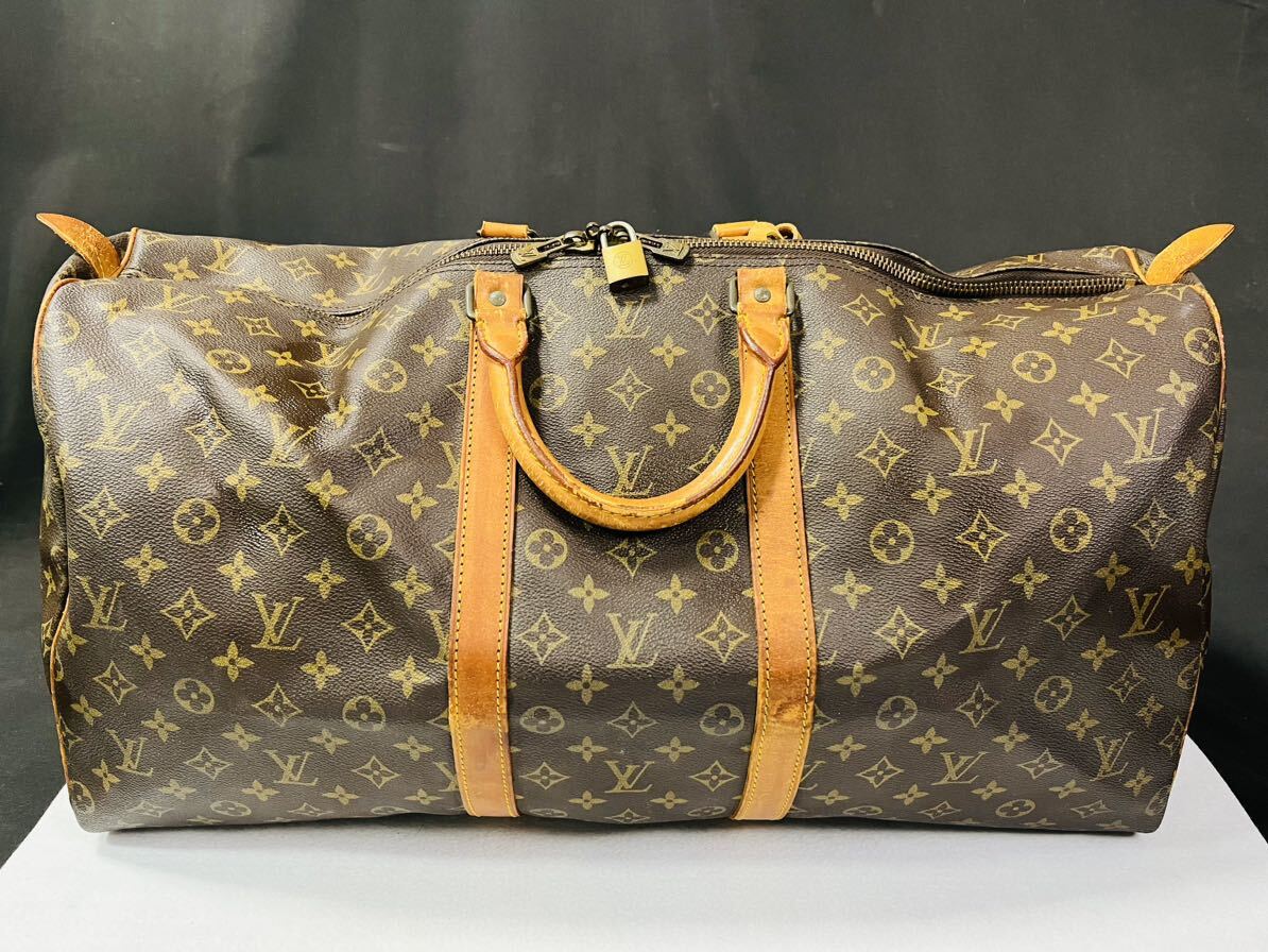 Ψ LOUIS VUITTON ルイヴィトン モノグラム キーポル55 ボストンバッグ M41424 / 262615 / 42-5_画像2