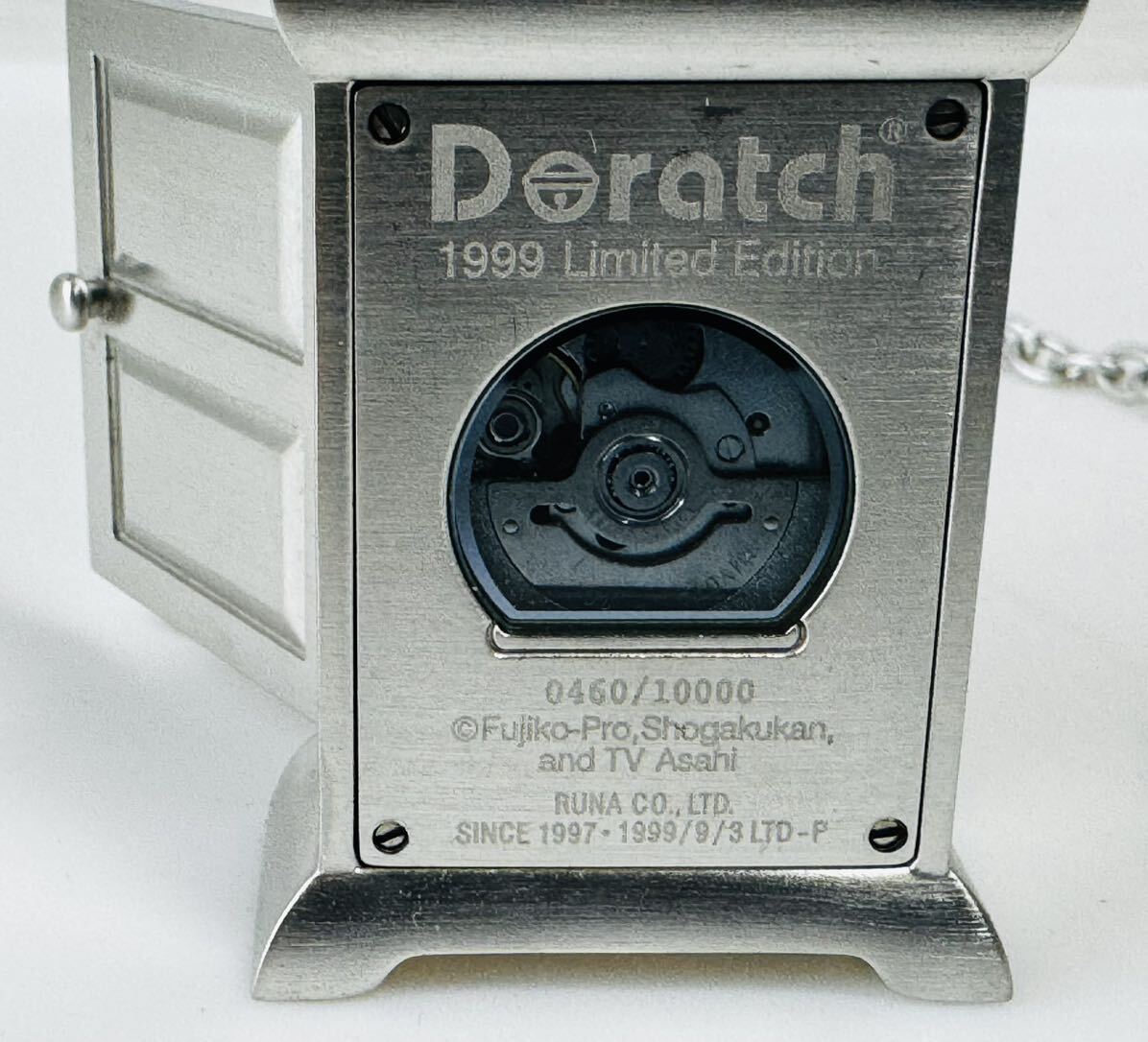  Ф Doratch ドラッチ 1999 Limited Edition 懐中時計 どこでもドア型 自動巻き ポケットウォッチ 箱取説付 /263768/417-43の画像8