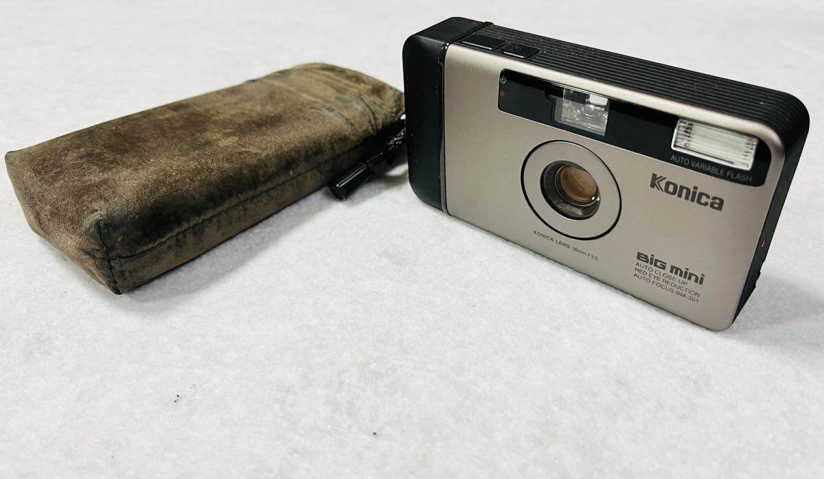 ● Konica BiG mini BM-301 コンパクトフィルムカメラ コニカ ビックミニ 現状品 / 264321 / 424-3