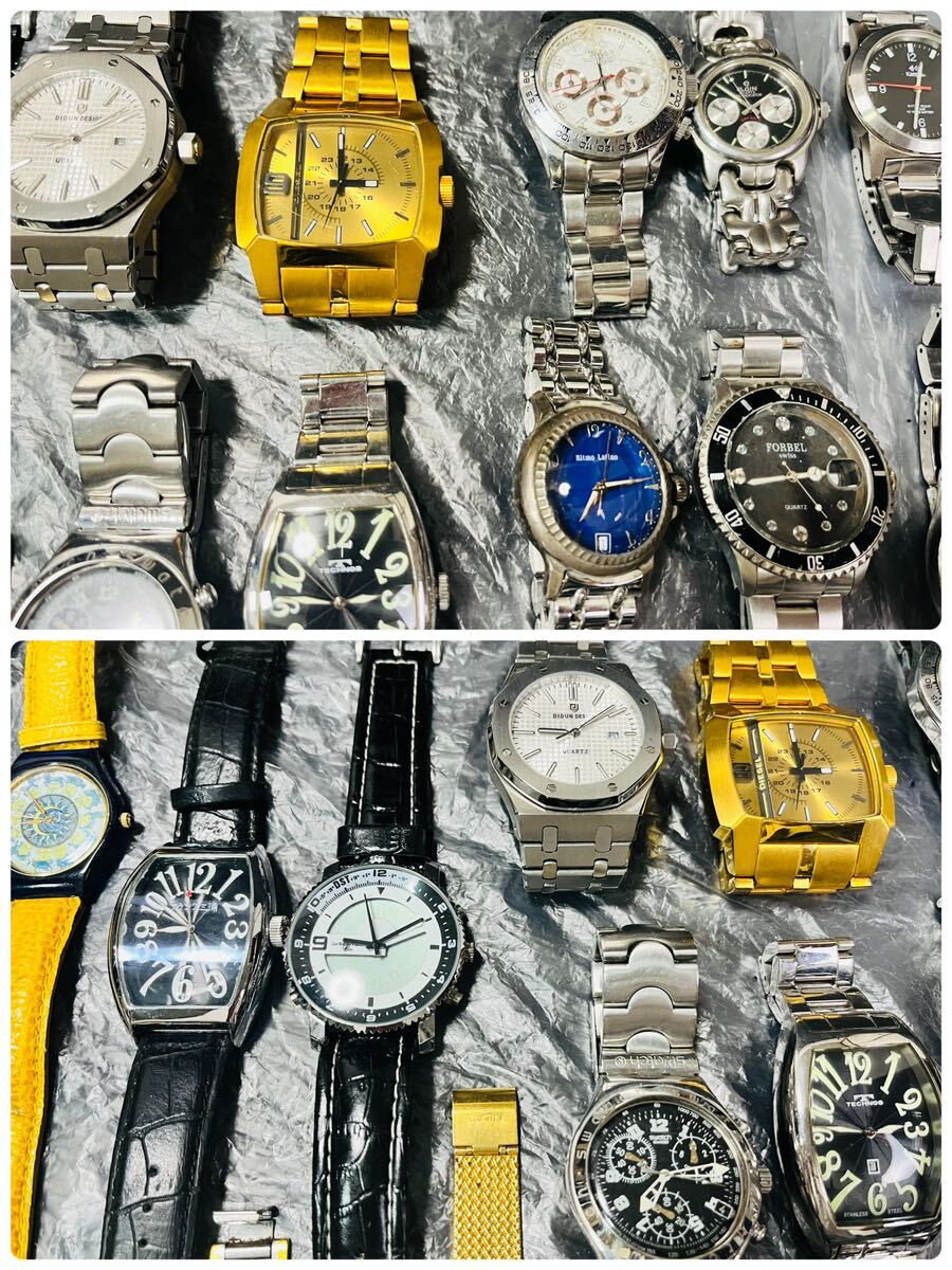 【大量】約4.25kg ブランド腕時計 懐中時計 まとめ /RADO/スウォッチ/テクノス/FORBEL/DIESEL /FOSSIL/ポールスミス/J.ハリソン /その3の画像4