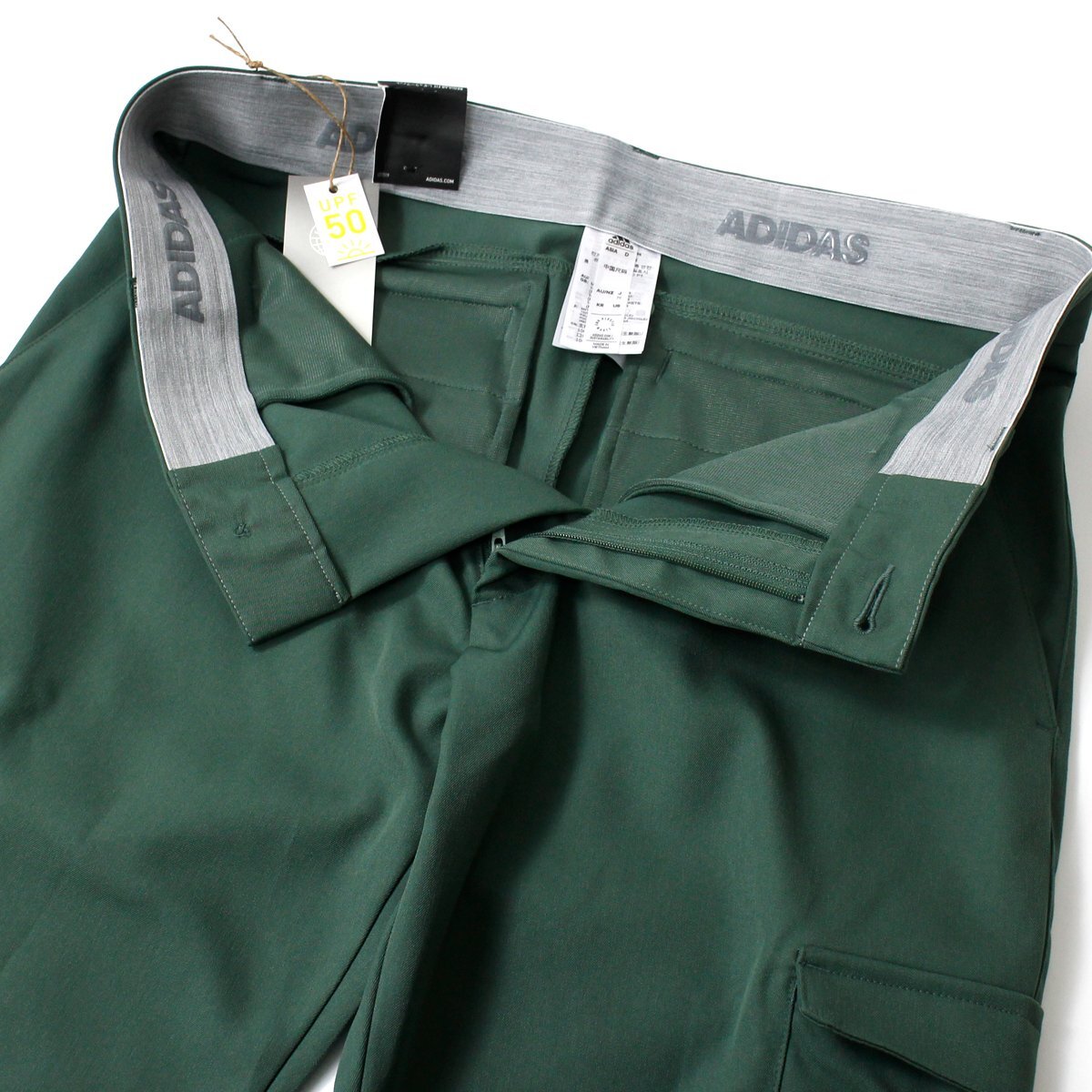 新品 adidas アディダス ゴルフ ストレッチ ツイル カーゴ パンツ 82 緑 GOLF ロング ボトムス メンズ ウェア スポーツ 春夏 ◆CS2062Bの画像5
