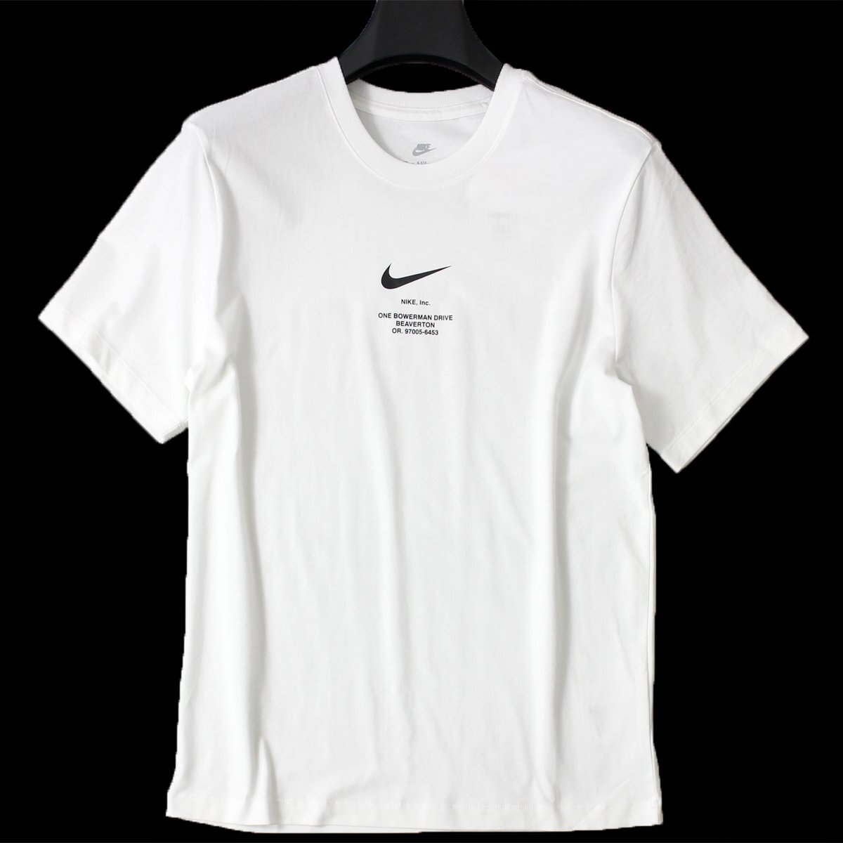 新品 NIKE ナイキ ビッグ スウッシュ 半袖 Tシャツ L 白 シャツ トップス メンズ ビッグロゴ SWOOSH ホワイト 春夏 ◆CC2197Bの画像2