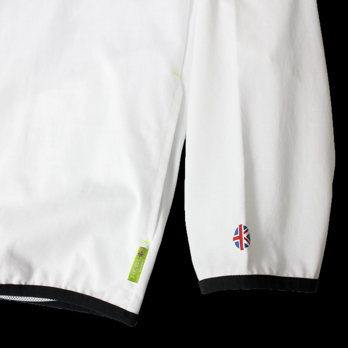  new goods Hiroko Koshino Golf . water speed . stretch jacket M white HK WORKS LONDON Green lining mesh blouson GOLF *CS2007A