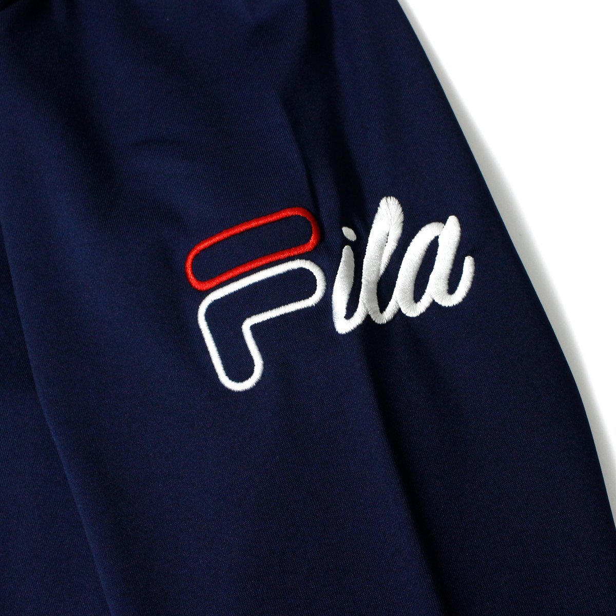 новый товар FILA GOLF контакт охлаждающий mok шея гладкий рубашка с длинным рукавом LL темно-синий filler Golf . пот скорость .UV cut Golf одежда мужской весна лето *CC2194B
