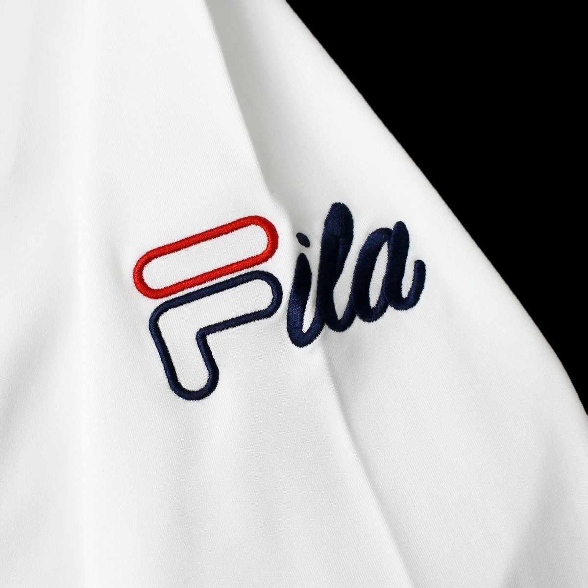  новый товар FILA GOLF filler Golf контакт охлаждающий mok шея гладкий рубашка с длинным рукавом L белый . пот скорость .UV cut Golf одежда мужской весна лето *CC2193B