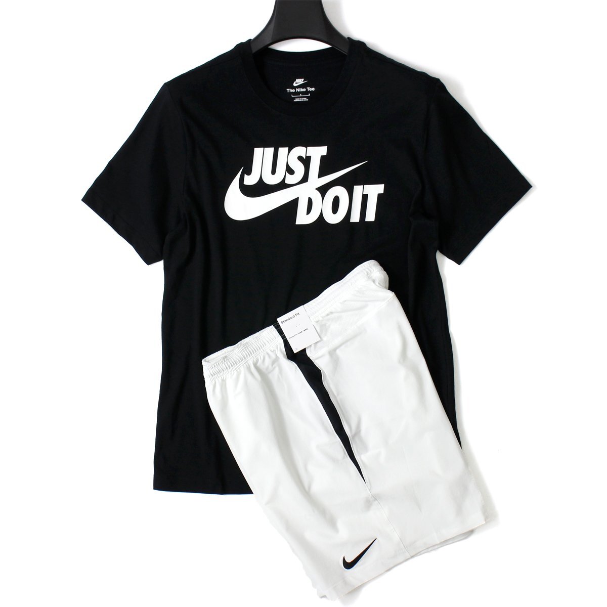 新品 NIKE ナイキ 半袖 Tシャツ ハーフパンツ 上下セット XL セットアップ スポーツウェア トレーニング メンズ 春夏 ◆CC22322233Bの画像1