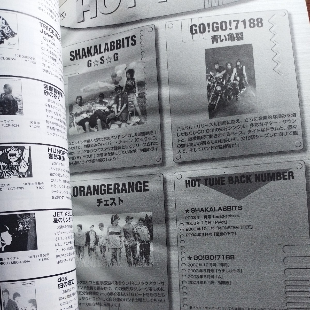 GiGS 2004.11 No.232 SHAKALABBITS ステッカー付き/氣志團/175R/氷室京介の画像8