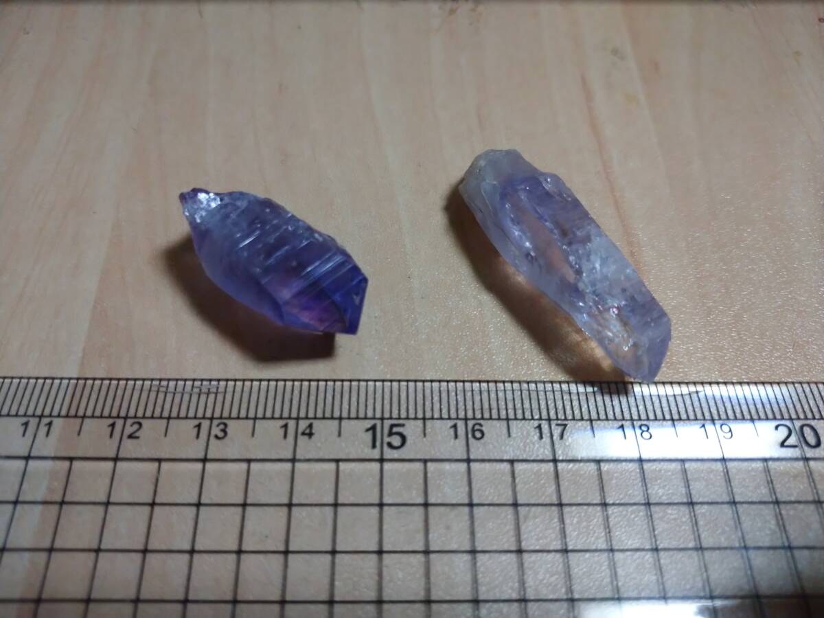 【国産鉱物】紫水晶　雨塚山　2個セット_画像2