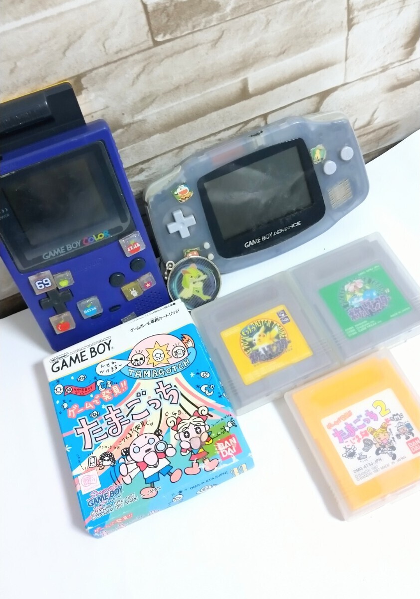 【ゲームボーイアドバンス】【GAMEBOYCOLOR】 Nintendo ☆☆ 任天堂 ☆ソフト☆ポケットモンスター×2 ☆たまごっち×2☆ジャンク☆当時物!の画像2