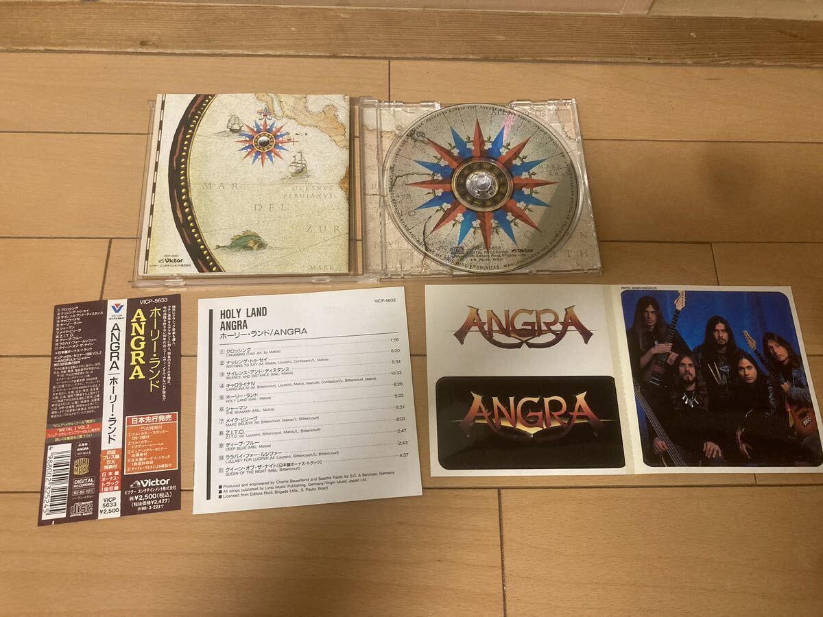 ANGRA / Holy Land 国内初回盤 帯付き ステッカー付き_画像2