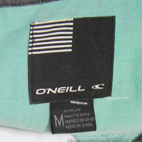 オニール O'NEILL 半袖シャツ グリーン コットン サイズL 新品 AA7294_画像3