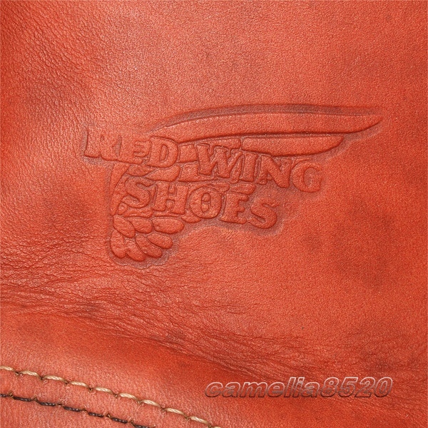 RED WING レッドウイング 8131 モックトゥ 赤茶 本革 10年製 US7 約25cm 中古 美品の画像3