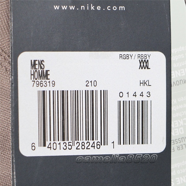 フランス FFR ラグビー ジャージ 半袖 Tシャツ トープ 796319 サイズ XXXL 未使用 展示品 FRANCE RUGBY NIKE JERSEYの画像7