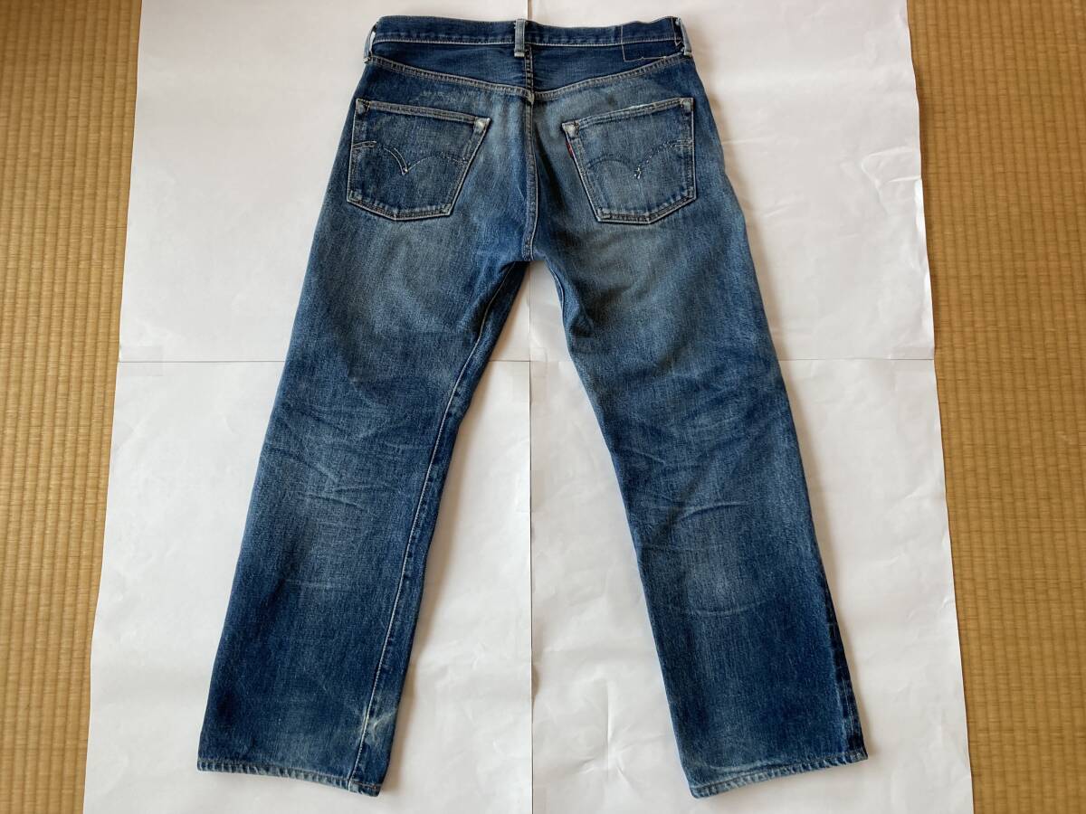 LEVI*S VINTAGE CLOTHING 55501 made in Japan 2004 year manufacture W33 / Levi's LVC Vintage reissue 501XX replica big E jeans Denim red ear 