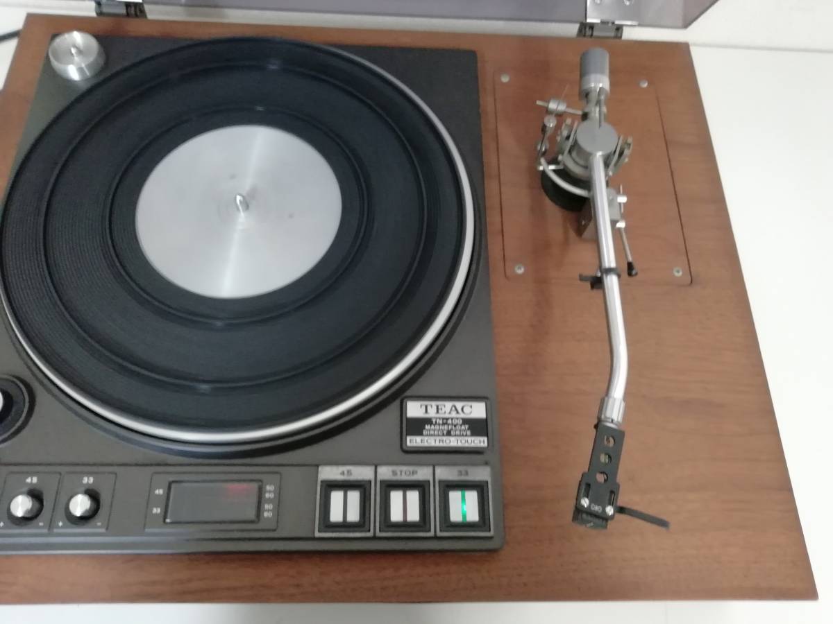 TEAC TN-400 Teac electro Touch Direct Drive system turntable record player Junk secondhand goods 