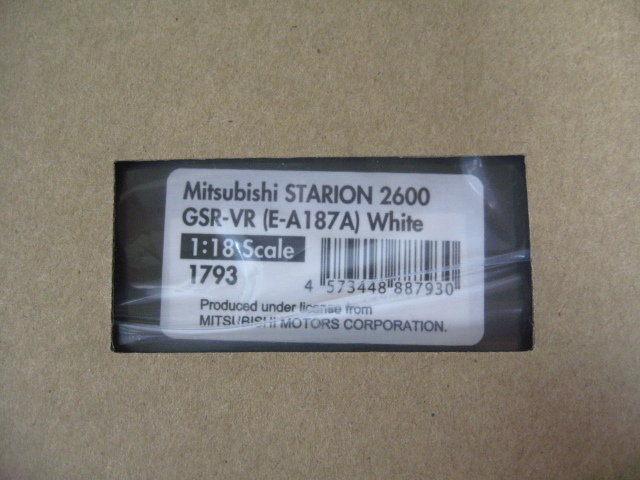 ig 1/18 Mitsubishi スタリオン 2600 GSR-VR(E-A187A) White_画像9