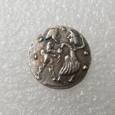 1円スタート 国内発送 古代コイン ギリシャ 銀貨 レプリカ 整理品 397の画像1