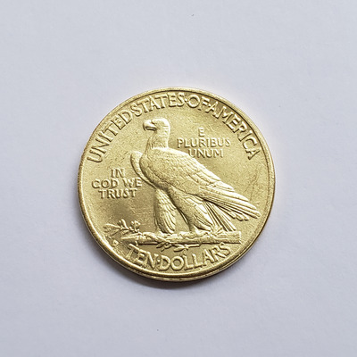 1円スタート アンティークコイン 10ドル インディアンヘッド 1911 金貨 銀貨 レプリカ 402の画像2