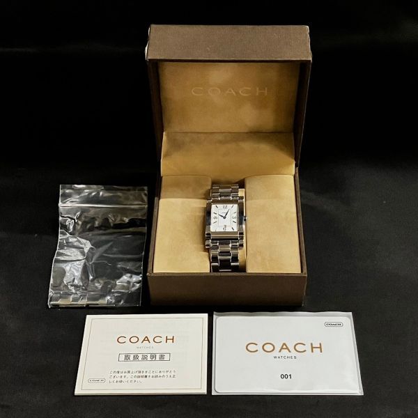 CDM584H COACH コーチ レディース腕時計 W514 クオーツ シルバー系の画像7