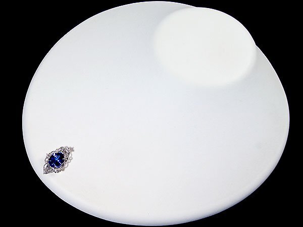 [ jewelry ultimate ] super rare gem! large grain fine quality natural tanzanite 4.24ct& diamond 0.19ct high class Pt900 head so-tingk8383zi[ free shipping ]