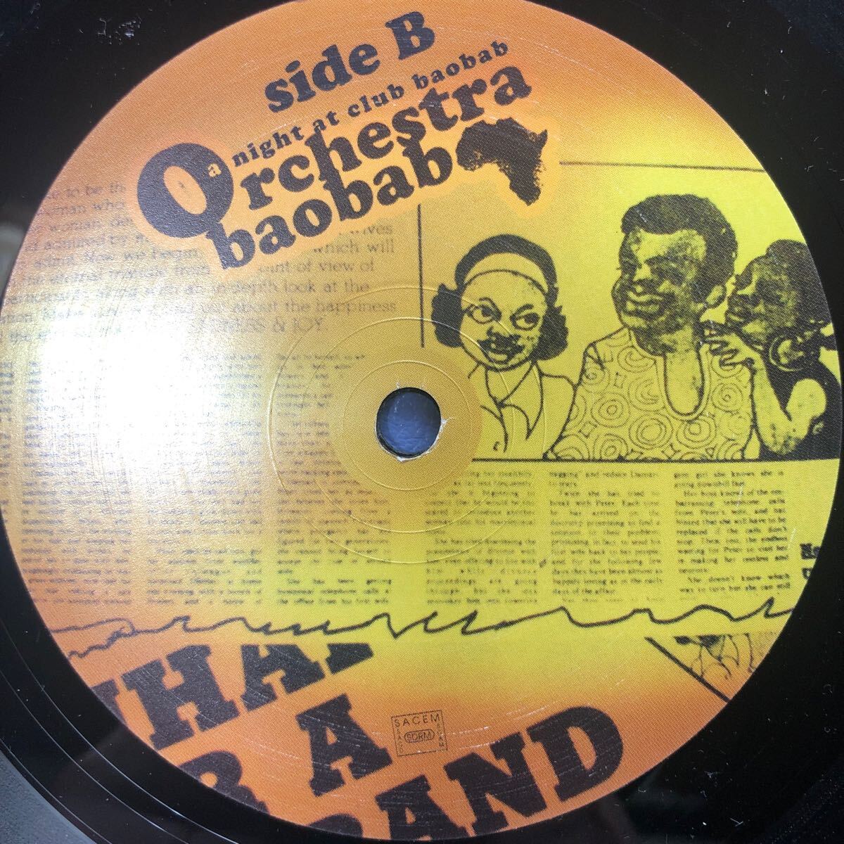 h 12インチ Orchestra baobab a night at club baobab LP レコード 5点以上落札で送料無料_画像4