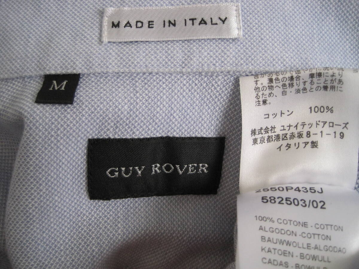 GUY ROVERgi Rover deer .kata way polo-shirt M Italy made United Arrows buy 