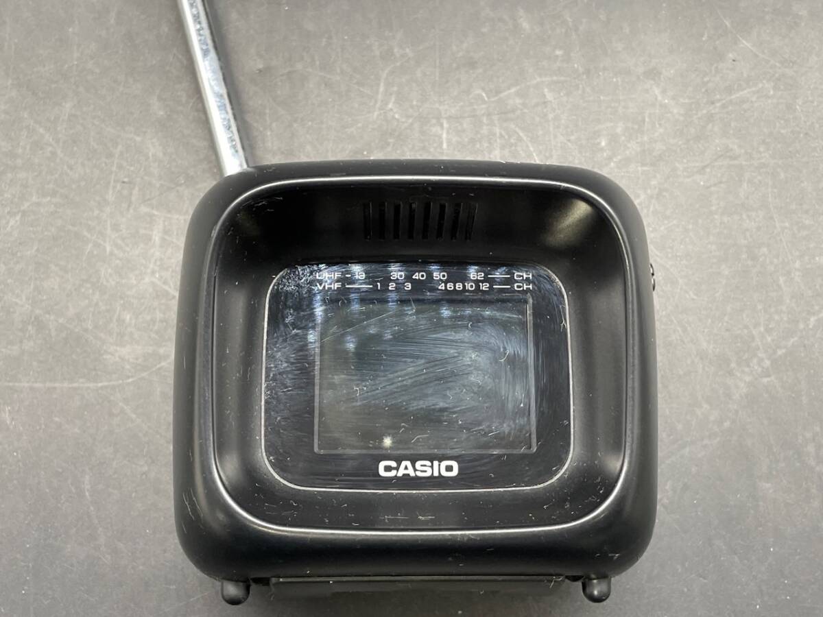 D85［動作未確認品］CASIO ポータブル テレビ BeBi TV-570 94年製 カシオの画像4