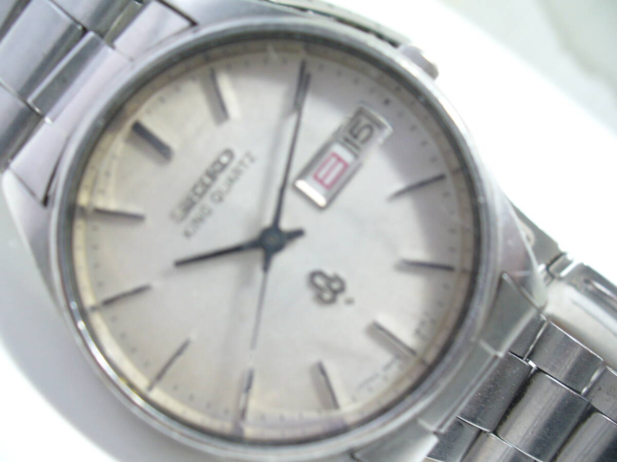 1円～★SEIKO/セイコー KING Quartz キング クオーツ 4823-8110 デイデイト メンズ 腕時計 現状電池切れ_画像1