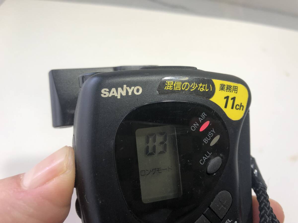 SANYO* special small electric power transceiver *TA-PRO11 present condition .!