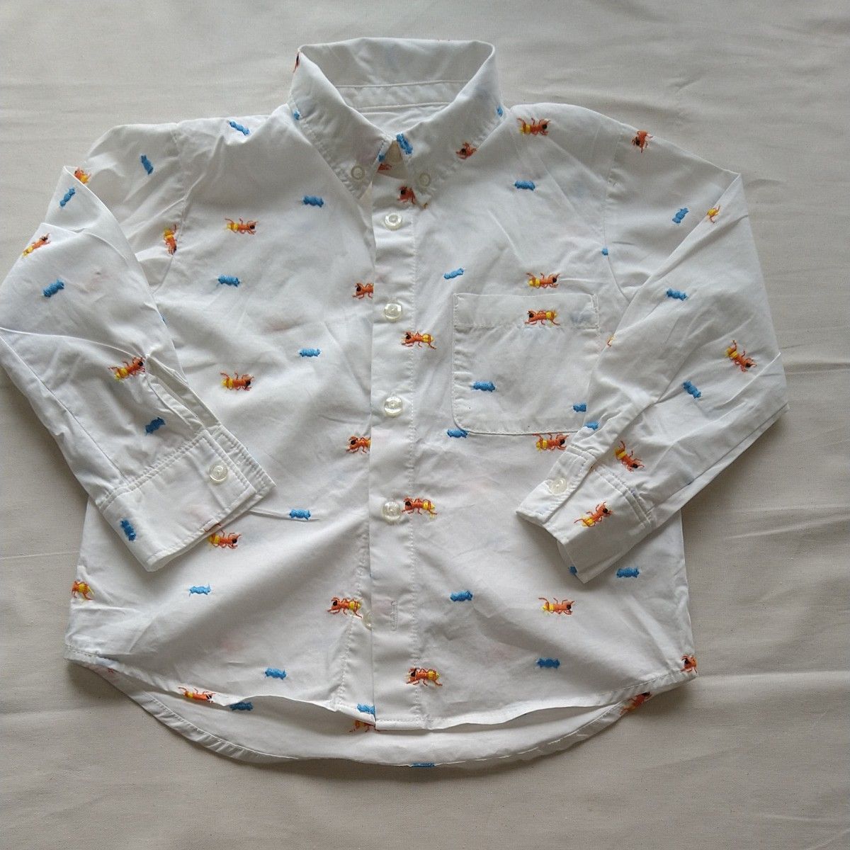 インセクトコレクション　長袖シャツ Mサイズ　あり　刺繍　昆虫