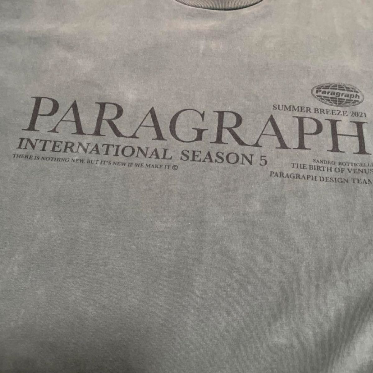 最終値下げParagraph パラグラフ アートグラフィックプリント半袖Tシャツ