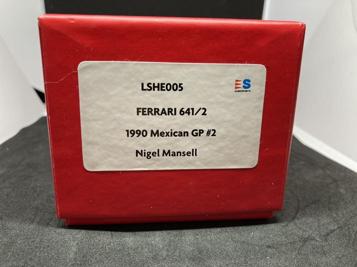 ユーロスポーツ別注ルックスマート 1/43 フェラーリ641/2 1990メキシコGP A・プロスト&N・マンセル 2台セット_画像9