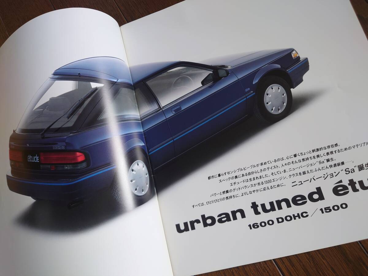 **.... .? good-looking 3 door!** Mazda Etude catalog 1988 year version ** worth seeing! immediately obtaining ..!**