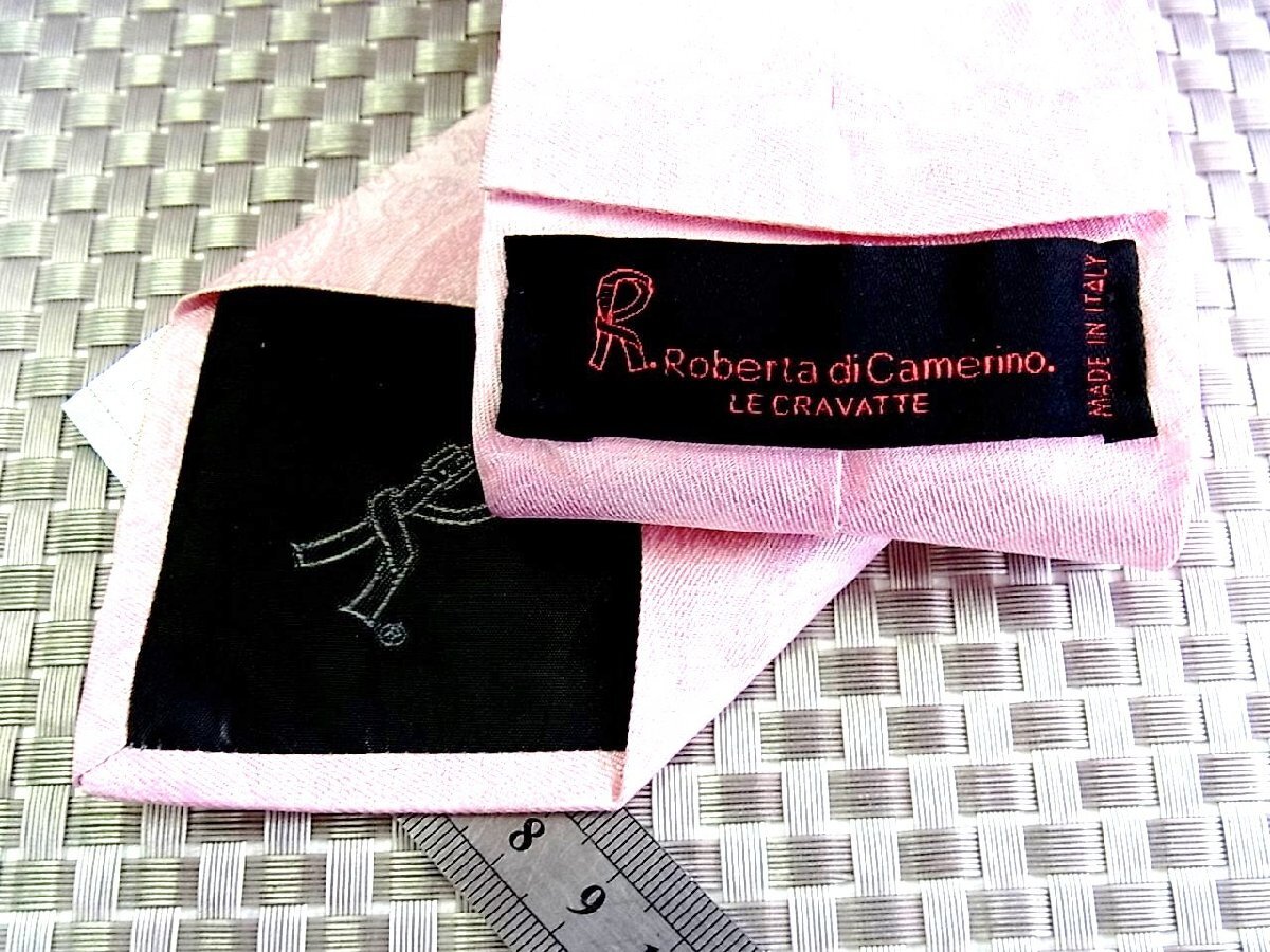 *RB0848*[ embroidery *peiz Lee pattern ] Roberta [ beautiful goods ] necktie 