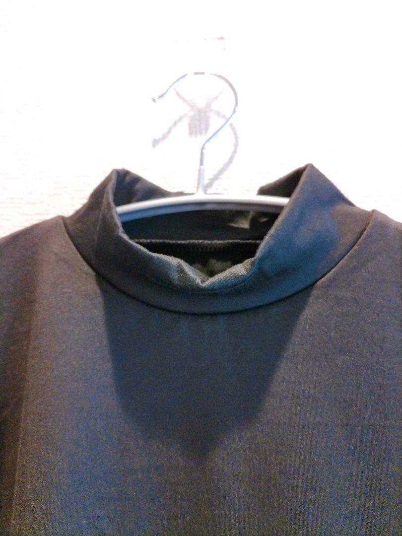 タートルネック ハイネック 半袖 Tシャツ XL シンプル 黒 ブラック 無地 オシャレ かわいい 夏 レディース カットソー 新品未使用 人気の画像8