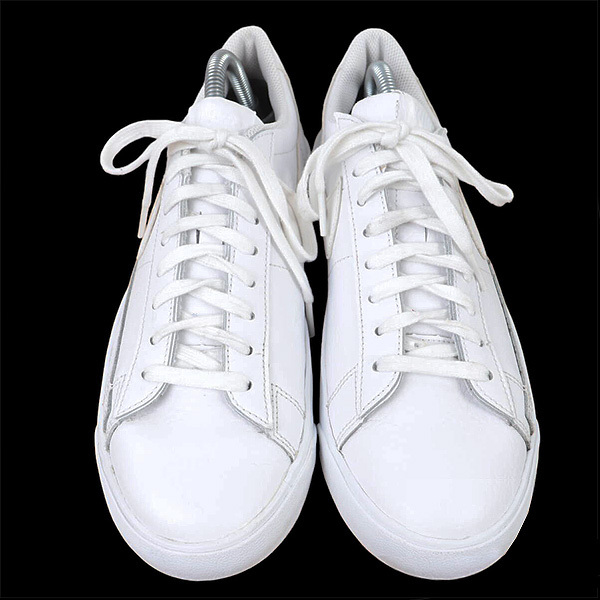 送料無料▼US8.5/26.5cm Nike Blazer Low LE ナイキ ブレーザー ロー メンズ オールホワイトレザー スニーカー 白 ホワイト AQ3597-100_画像2