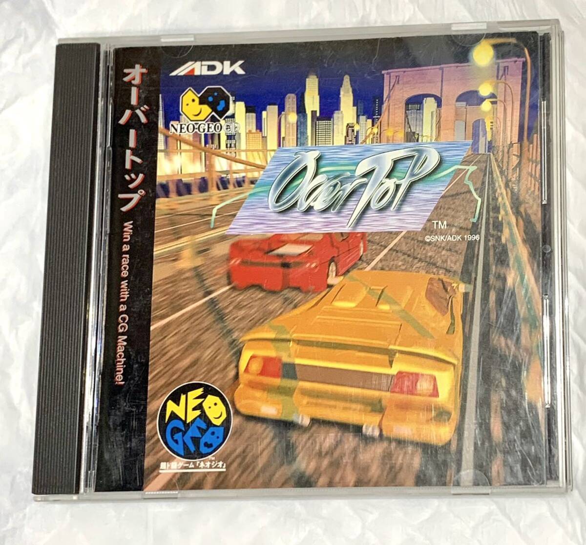 動作確認済・中古　SNK ネオジオ CD オーバートップ 説明書ありNEOGEO 