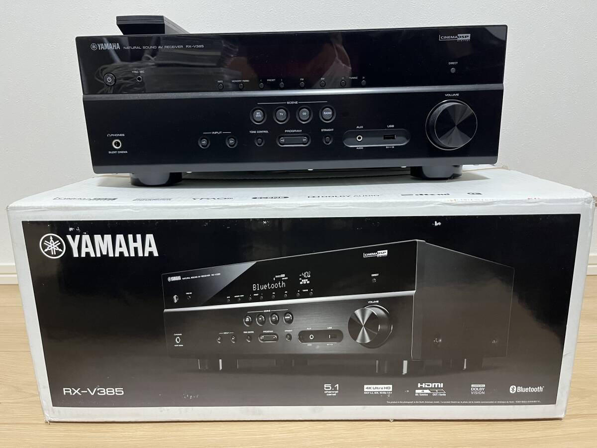 【超美品】YAMAHA/ヤマハ RX-V385 AVアンプ オーディオ 音響機器の画像1