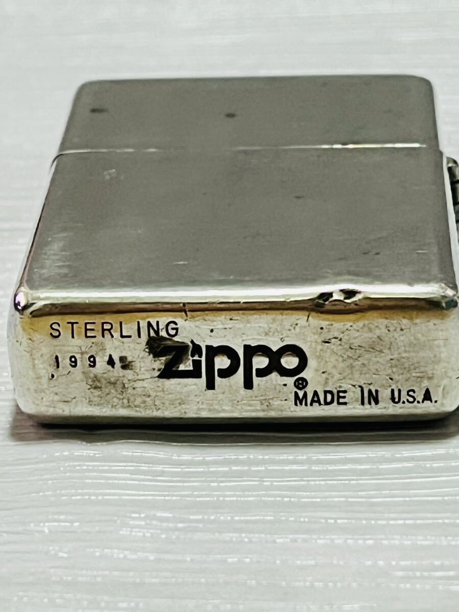 1円~ZIPPO ジッポー 喫煙具 STERLING スタリングシルバー 1994年_画像4