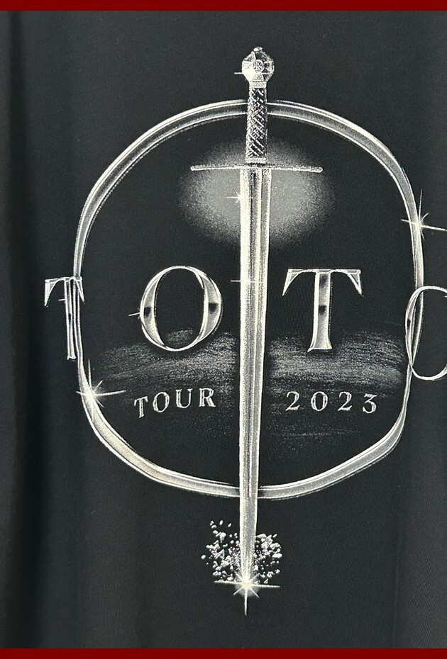 ★ TOTO JAPAN TOUR 2023 LIVE Tシャツ BLACK _画像2