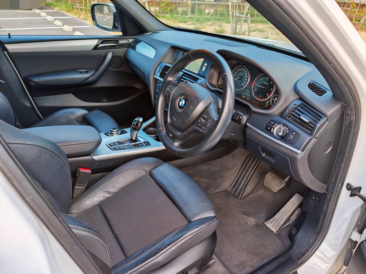 BMW X3 xDrive20d Mスポーツ ワンオーナー、ディーラー整備の綺麗な車両です。燃費もよく、パワフルで人気のディーゼルです。の画像6