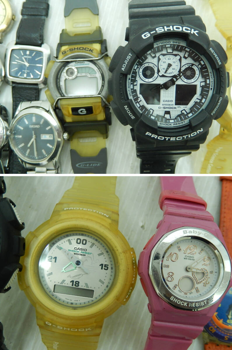 ＤＫ１７９■腕時計■大量 まとめて■計７４個■G-SHOCK Baby-G SEIKO SWATCH ディズニー ノベルティ ノーブランド■(100の画像3