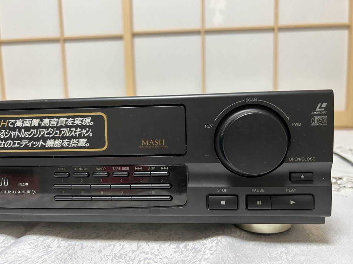 通電確認 ★ Panasonic MULTI LASER DISC PLAYER LX-101 ジャンクの画像3